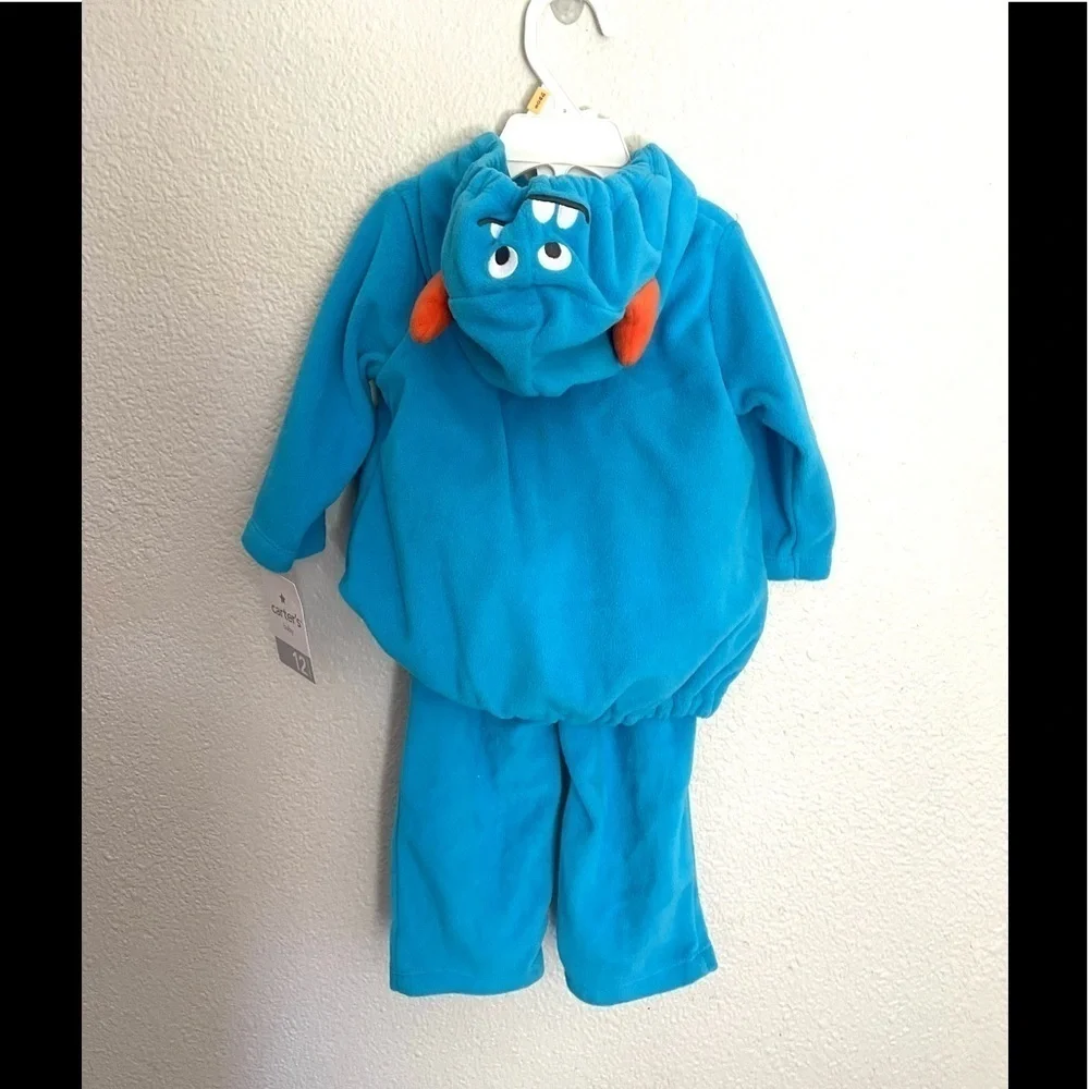 CARTERS Monster Baby Boys Girls Hooded Jacket and Sweat Pant costume size 6-9M